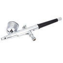 Airbrush Kit 0.3mm Gravity Feed Dual-Action Spray Gun Air Brush Set for Nai D3I9
