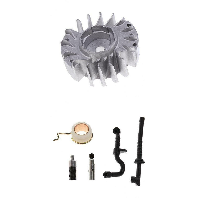 1x Chainsaw Flywheel + 5 x Oil Fuel Line Kit Fits For STIHL 017 018 MS170 MS180