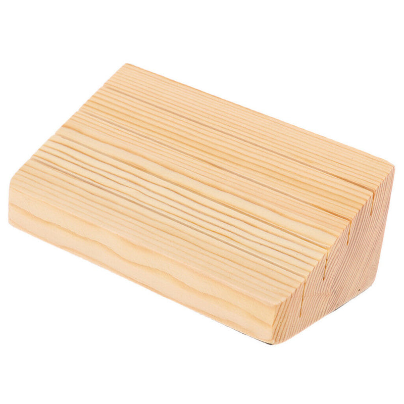 Wooden Playing Card Holder/Stand/Rack/Base 4 Slots, Natural Finish,Hand Free