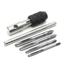 5pcs/Set T Type Machine Hand Screw Thread Taps Reamer M3/M4/M5/M6 Tap Set W X5Y7