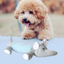 Pet Puppy Chew Squeaker Squeaky Plush Sound Ball For Dog-Elephant