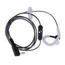 2 Pin Earpiece Sports Headset PTT MIC for BAOFENG KENWOOD Retevis HYT Radio A