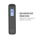8GB Portable Digital Voice Recorder Dual-Core Noise Reduction MP3/WMA/FLAC/