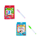 Number &Math Flashcards Preschool Education w/Wipe-clean Pen for Parents
