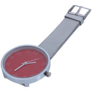 women fashion Digital dial metal quartz Wrist Watch Red B1A7 K6X1