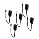 Audio Extension Cable Y Adapter Connecter 3.5mm Jack 1 Male to 2 Female Lead