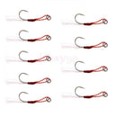 9Pcs Assist Hooks Stainless Steel Jigging Fishing Hook with Line 10#/13#/15#