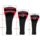3Pcs/Pack Long Neck Golf Hybrid Club Head Covers Interchangeable(1#3#5#) J2N2