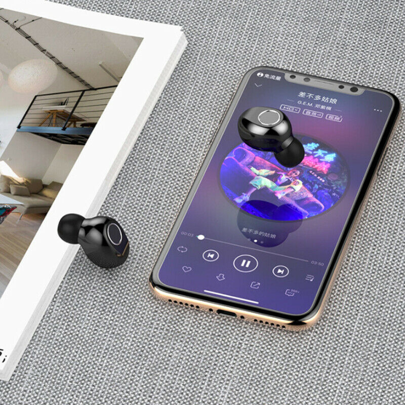 IPX7 Wireless 5.0 Headset Wireless Earphones Mini Earbuds Stereo Headphones