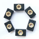 6pcs M6 Copper Nut Nutsert Nylon Hardware for Kayak Boat Mariner Trail Rail M6