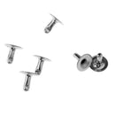 200x Leather Rivets Single Cap Rivets Metal Studs For