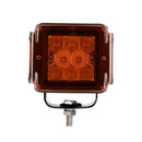 2 Pcs 3 Inch Amber Led Pod Covers Square Led Light Bar Covers Led Cube Cove V3S6