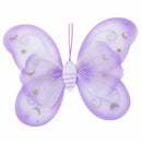 Girl's 3 Pcs Set Fairy Princess Glitter Butterfly Party Costume Wings Wand