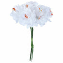 6pcs cotton cloth Handmake Stamen Artificial Flowers Bouquet for Wedding De
