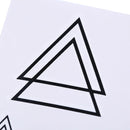 Design Geometry Tattoo Removable Waterproof Stickers DIY Body Art Tatoo Hot .AU