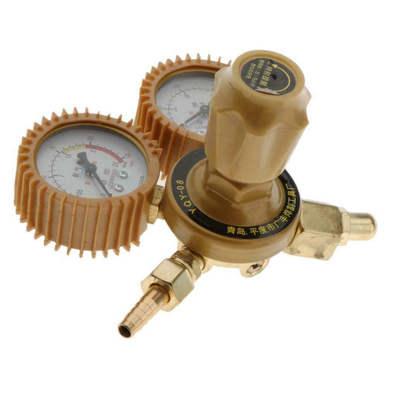 Shockproof Alloy Oxygen Pressure Regulator Gas Gauge Cutting Torch 2 Gauges