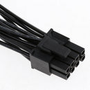Computer Cables Dual 6PIN to 8PIN (6PIN + 2PIN) for Graphics Card Power Supply