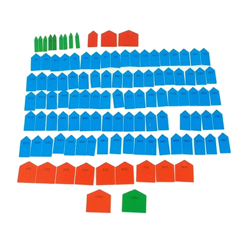 Montessori Printed Arrow For Short Bead Charins For Kids Preschool teaching