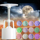 12 Animals Stamps Baking Tool Moon Cake Press Round Cupcake Mid Autumn Day