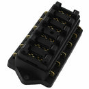 6 WAY FUSE HOLDER BOX CAR VEHICLE CIRCUIT BLADE FUSE BOX BLOCK + FREE FUSE