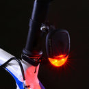 3 Function Solar Powered MTB Bicycle Rear Back Safety Light LED Tail Lamp A+