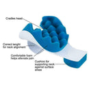 Travel Neck Support Pillow Theraputic Tension Cushion Relaxer Shoulder Reli I4D1
