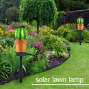 Solar Light Cactus Light Sensor Control Outdoor Garden Street Spike LED Lamp