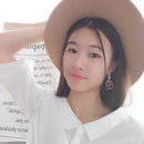 Fashion design acrylic fish pocket drop earrings Korean edition whimsy Exag