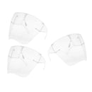 3x Transparent Unisex Face Shield Visor Anti-fog Eye Protection Windproof