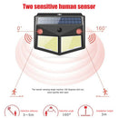 1pc 260 LED Solar Lights 3 Mode Outdoor Motion Sensor Waterproof Lamps A