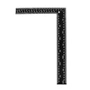 Teacher 0-30cm 0-20cm Measuring Range L Shaped Design Square Ruler Black Z4H9