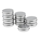 20x Aluminum Lip Balm Tin Container Bottle Empty Jars Cosmetic Pot Screw Cap