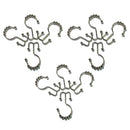 12pcs Bathroom Rustproof Metal Double Glide Shower Hook Curtain Ring Roller