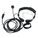 Throat Mic Earpiece for Yaesu Vertex Radio VX-6E VX-6R VX-7E VX-127 VX-170