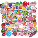 50pcs Sweet Candy Graffiti Stickers DIY Stationery Skateboard Phone Xmas DSEAU