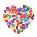 100Pcs Mixed Carve Hand Made Pattern Wood Buttons For Craft Scrapbook 20mm MO