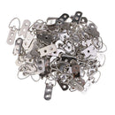 100 Pieces Heavy Duty D Ring Picture Picture Frame Hangers without Screws