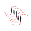 5pcs 5x20mm AGC Glass Fuse Holder With Wire Inline screw type HT FT