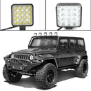 Square 48W 16 LED Flash Strobe Light Warning Lamp for Car Truck Motorcycle