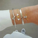 Ethnic Style Unique Animal Corner Heart Chain Bracelet Knot Bracelet Female