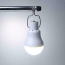 Solar Panel Powered LED Bulb Lamp Portable Tent Fishing For Outdoor Light H T7C6