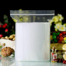 100X Plastic Zip Lock Bags 4MIL Clear Plastic Bag Reclosable Small U4I7 Bag B9C4