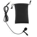 3.5mm Clip-on Lapel Lavalier Microphone and Headphone Jack for Cell Phone PC