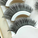 Luxury 5 Pairs Soft Cross Long Thick False Eyelashes Nautral Handmade Eye Lashes
