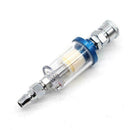 Oil Water Separator 1/4" mini Air Filter For Spray Guns Gauge w/ Paint K0L9