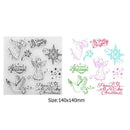Christmas Stars Silicone Clear Stamp for DIY Scrapbooking/Photo Album Decor