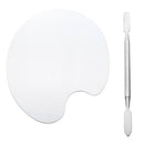 2pcs Makeup Tools Stainless Steel Palette Spatula Cosmetic Blending