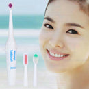 Waterproof Portable Electric Toothbrush AA Battery Brush with 2 Brush Heads