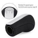 5 Speed Leather Manual Car Gear Shift Knob Shifter Stick Universal Lever
