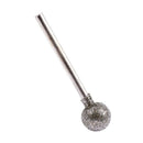 4mm x 10mm Round Ball Tip Diamond Burr Mounted Point Buffing Bit P7C3